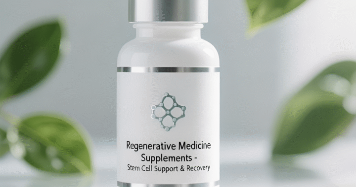 Regenerative Medicine Supplements – Stem Cell Support and Recovery